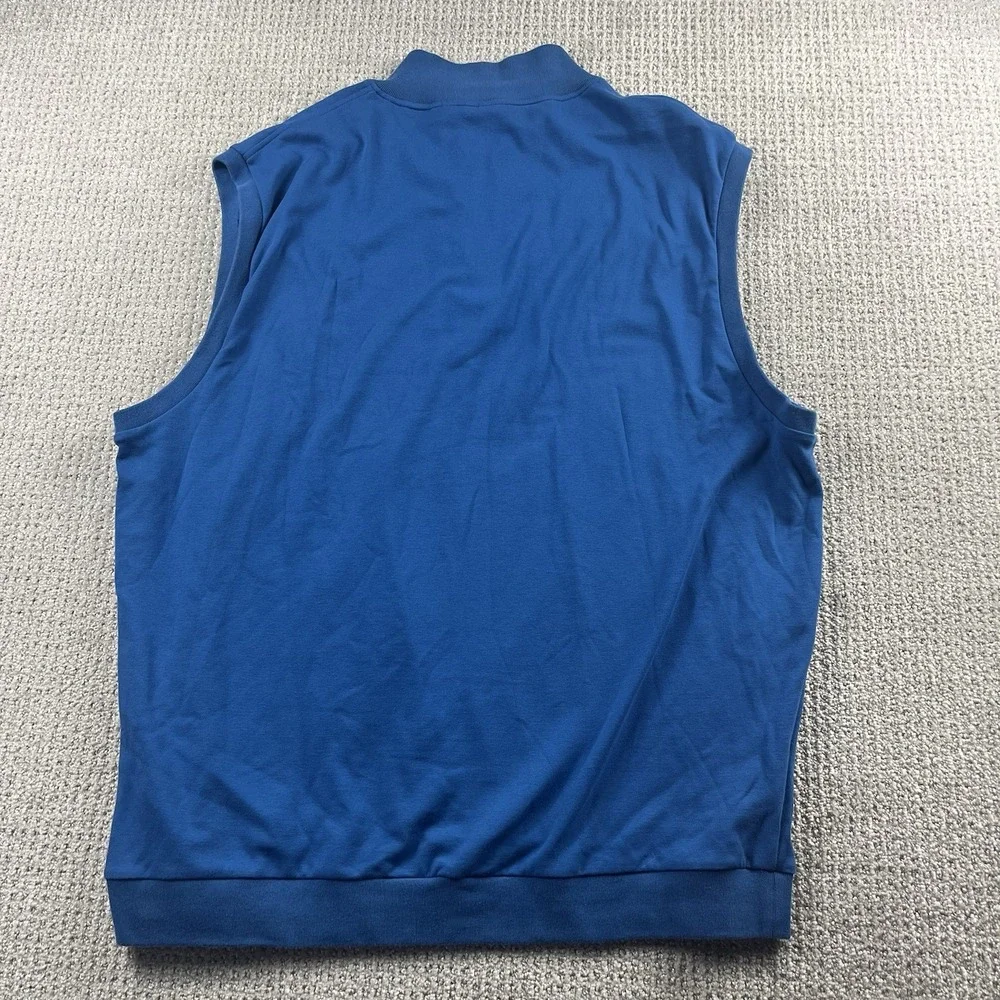 FootJoy FJ Golf Performance Vest Men's 2XL Blue 1/4 Zip Mock Pullover